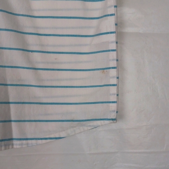 Simply Styled boys button white with blue strips shirt - Picture 2 of 4